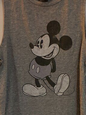 Disney Collection x David Lerner Mickey Mouse High-Low Muscle Tank Top
